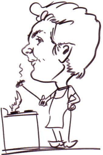 tv caricature