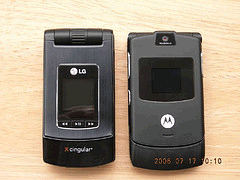LG Cu500 vs RAZR