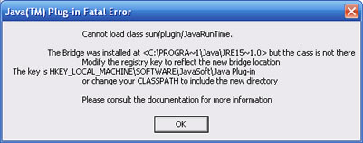 Javaws 5 Error